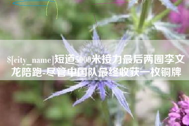 安溪短道5000米接力最后两圈李文龙陪跑-尽管中国队最终收获一枚铜牌