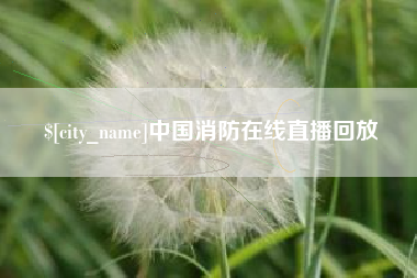 安溪中国消防在线直播回放