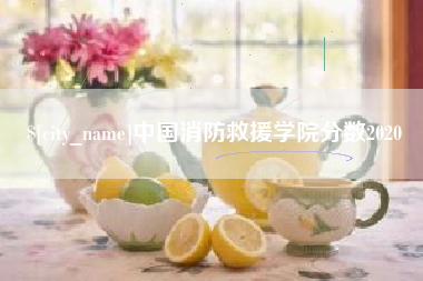 安溪中国消防救援学院分数2020