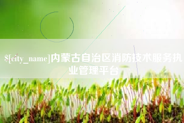 安溪内蒙古自治区消防技术服务执业管理平台