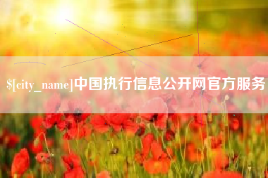 安溪中国执行信息公开网官方服务
