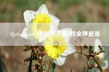 安溪中国拿下第9枚金牌是谁