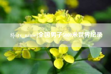 安溪全国男子5000米世界纪录