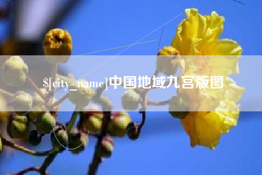 安溪中国地域九宫版图