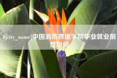 安溪中国消防救援学院毕业就业前景如何