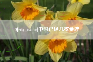 安溪中国已经几枚金牌