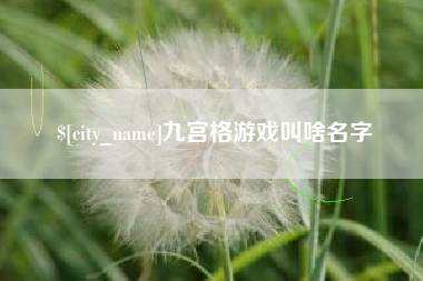 安溪九宫格游戏叫啥名字