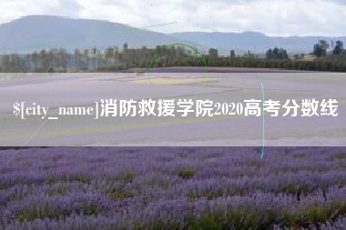 安溪消防救援学院2020高考分数线