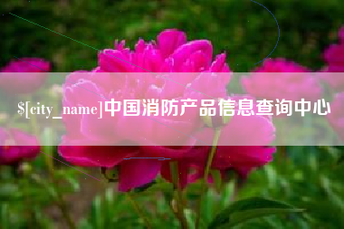 安溪中国消防产品信息查询中心