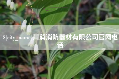 安溪川消消防器材有限公司官网电话