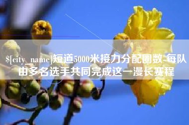 安溪短道5000米接力分配圈数-每队由多名选手共同完成这一漫长赛程