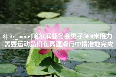安溪哈尔滨亚冬会男子5000米接力-需要运动员们在高速滑行中精准地完成