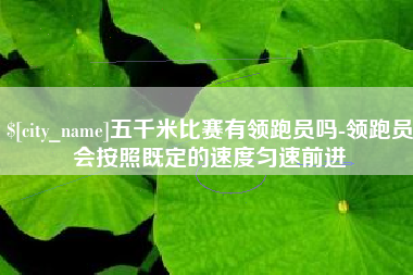安溪五千米比赛有领跑员吗-领跑员会按照既定的速度匀速前进