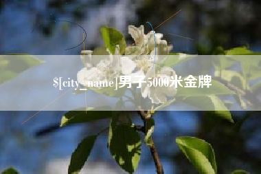 安溪男子5000米金牌