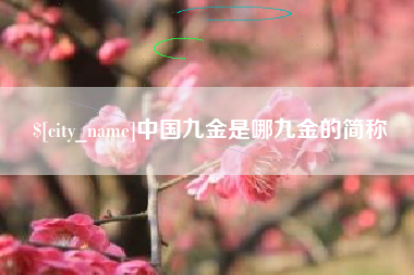 安溪中国九金是哪九金的简称