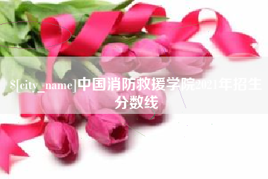 安溪中国消防救援学院2021年招生分数线