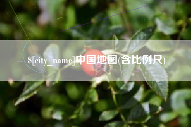 安溪中国地图(含比例尺)