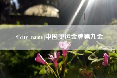 安溪中国奥运金牌第九金