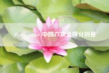 安溪中国六块金牌分别是