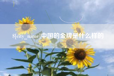 安溪中国的金牌是什么样的